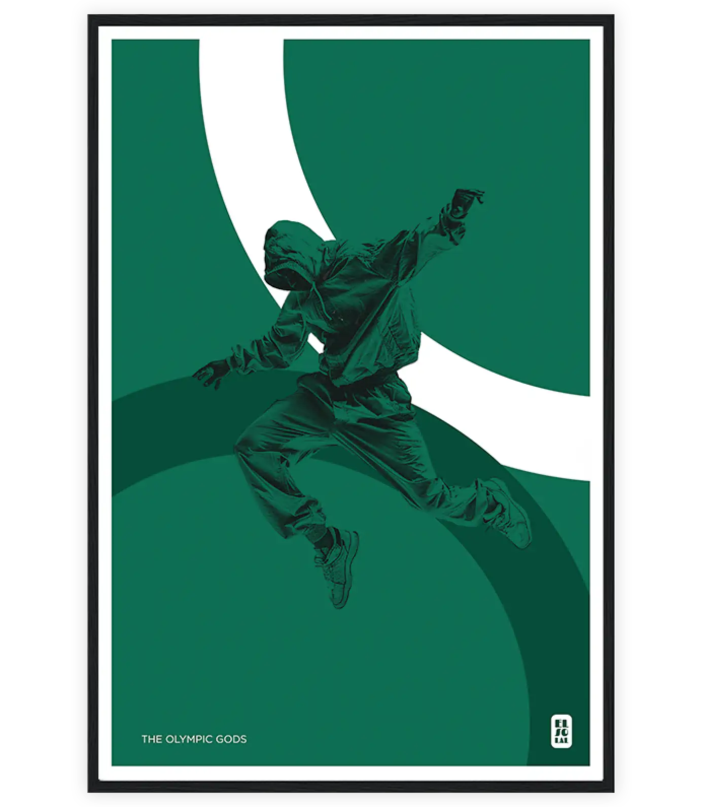 The Olympic Gods - The Dancer - Monochrome