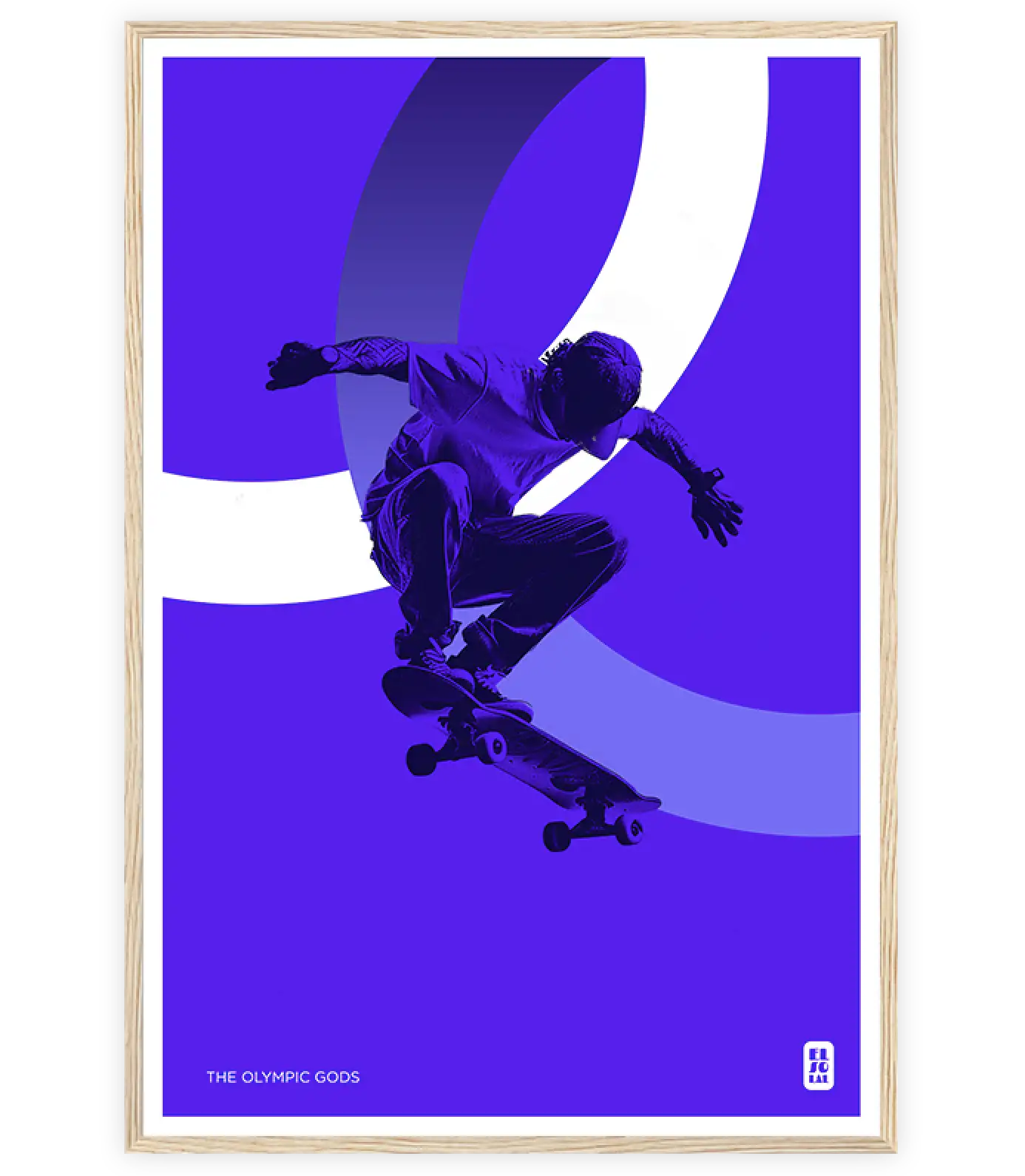 The Olympic Gods - The skater - Monochrome