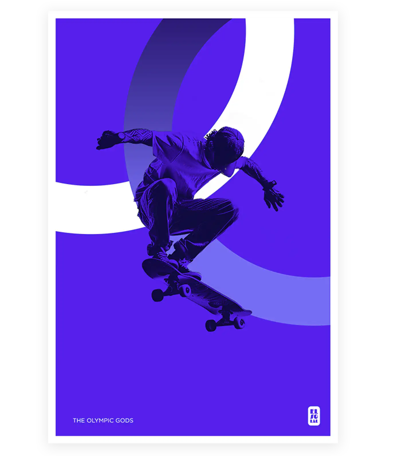 The Olympic Gods -  The skater - Monochrome