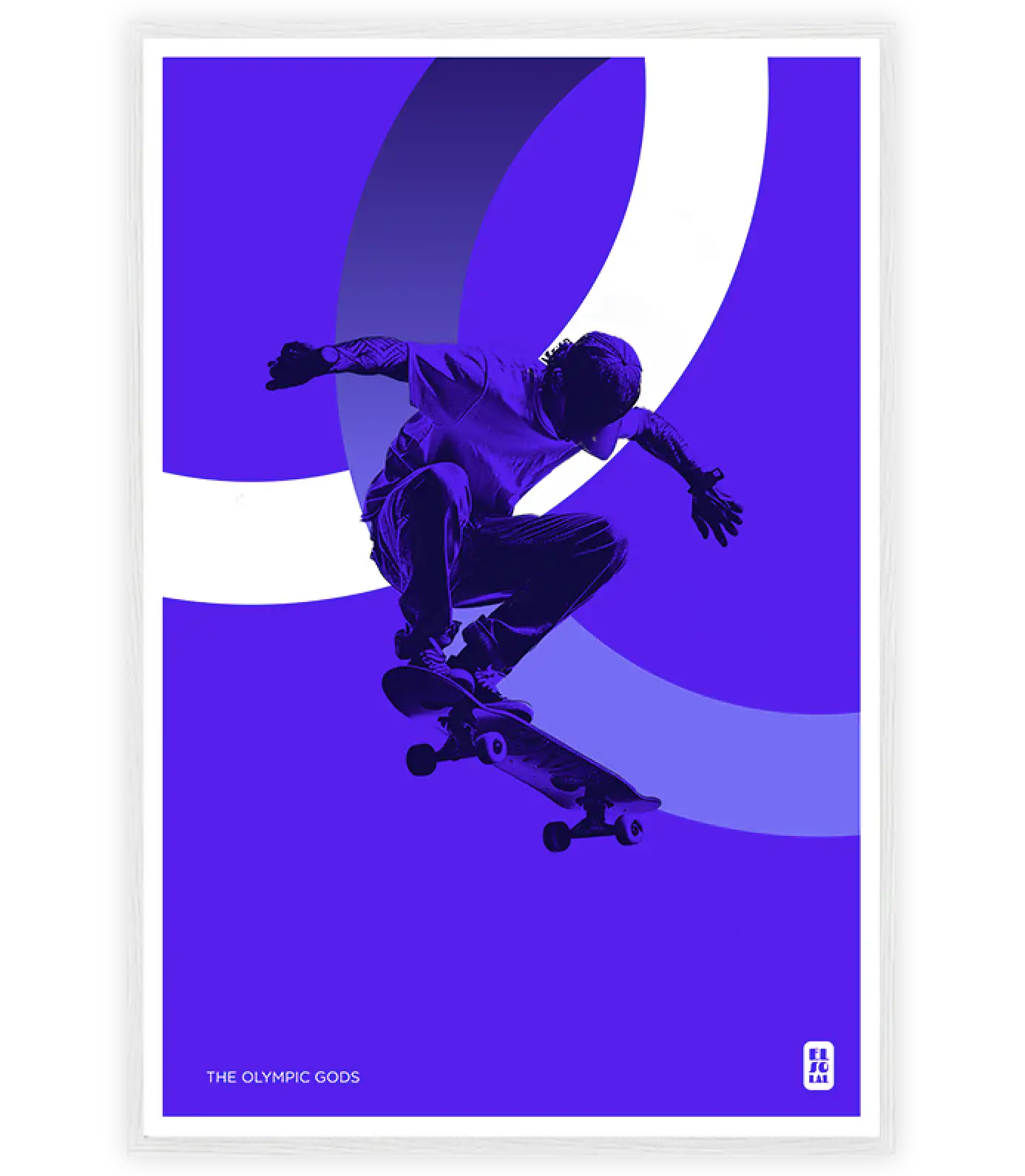 The Olympic Gods -  The skater - Monochrome